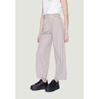 Jacqueline De Yong Gray Viscose Pant