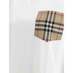 Burberry White Cotton T-Shirt