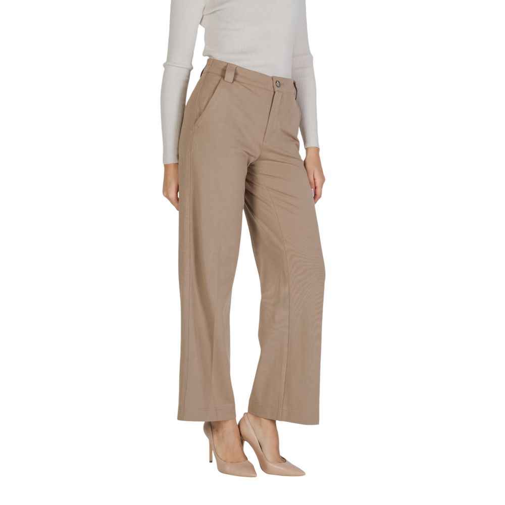 Street One Beige Viscose Pant