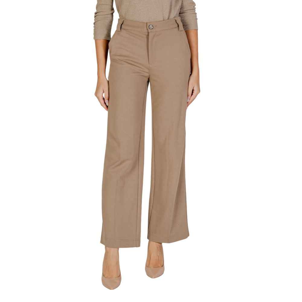 Street One Beige Viscose Pant