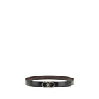 Ferragamo Black Calf Leather Bos Taurus Regular Belt