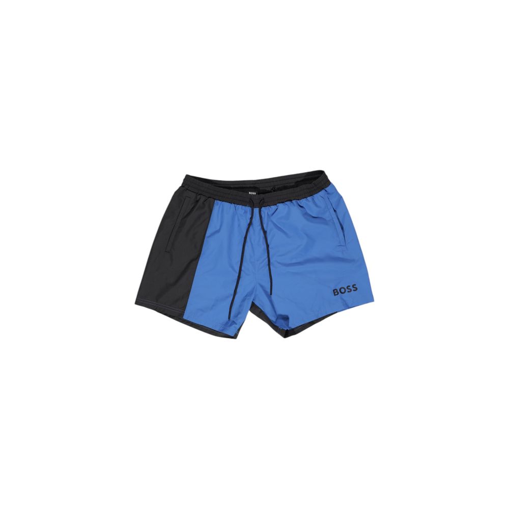 Hugo Boss Blue Polyester Swim Brief