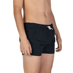 Hamaki-Ho Black Polyester Swim Shorts