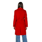 Vero Moda Red Polyester Coat
