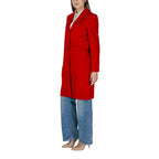 Vero Moda Red Polyester Coat