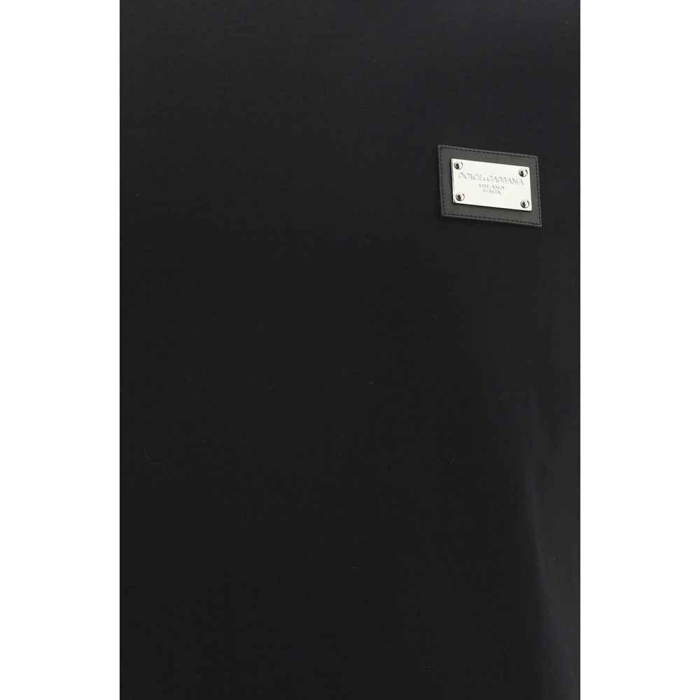 Dolce & Gabbana Black Cotton T-Shirt
