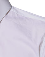 Dolce & Gabbana White Cotton Blend Men MARTINI Dress Shirt