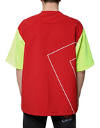 Dolce & Gabbana Multicolor Logo Cotton Men Crew Neck T-shirt
