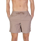 Lyle & Scott Beige Nylon Swim Shorts
