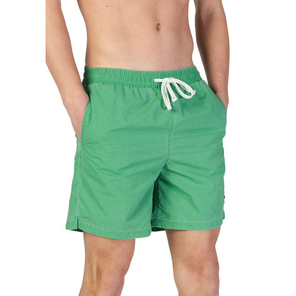 Lyle & Scott Green Nylon Swim Short