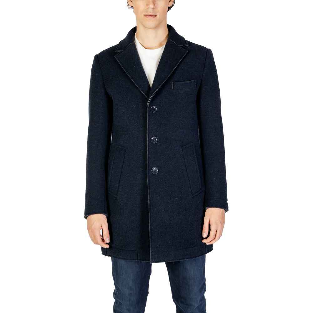 Hydra Clothing Blue Wool Coat