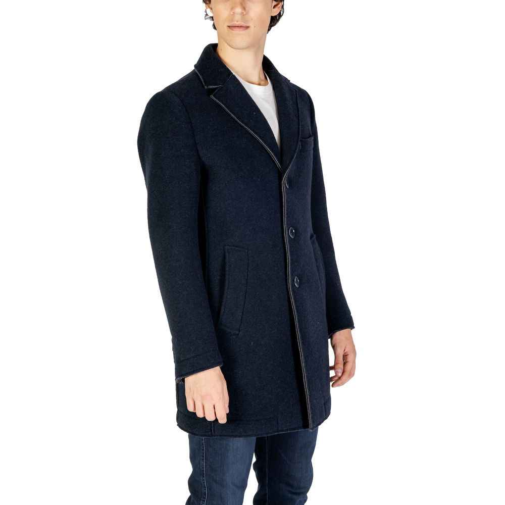 Hydra Clothing Blue Wool Coat