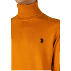 U.S. POLO ASSN. Orange Cotton Turtleneck