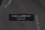 Dolce & Gabbana Gray STAFF Cotton Rayon Vest