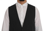 Dolce & Gabbana Gray Wool Stretch Vest
