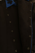 Dolce & Gabbana Black Wool Trench Jacket