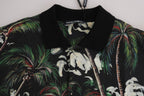 Dolce & Gabbana Black Volcano Sicily Short Sleeve T-Shirt