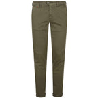 Tramarossa Green Cotton Men Chino Pants