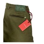 Tramarossa Green Cotton Men Chino Pants