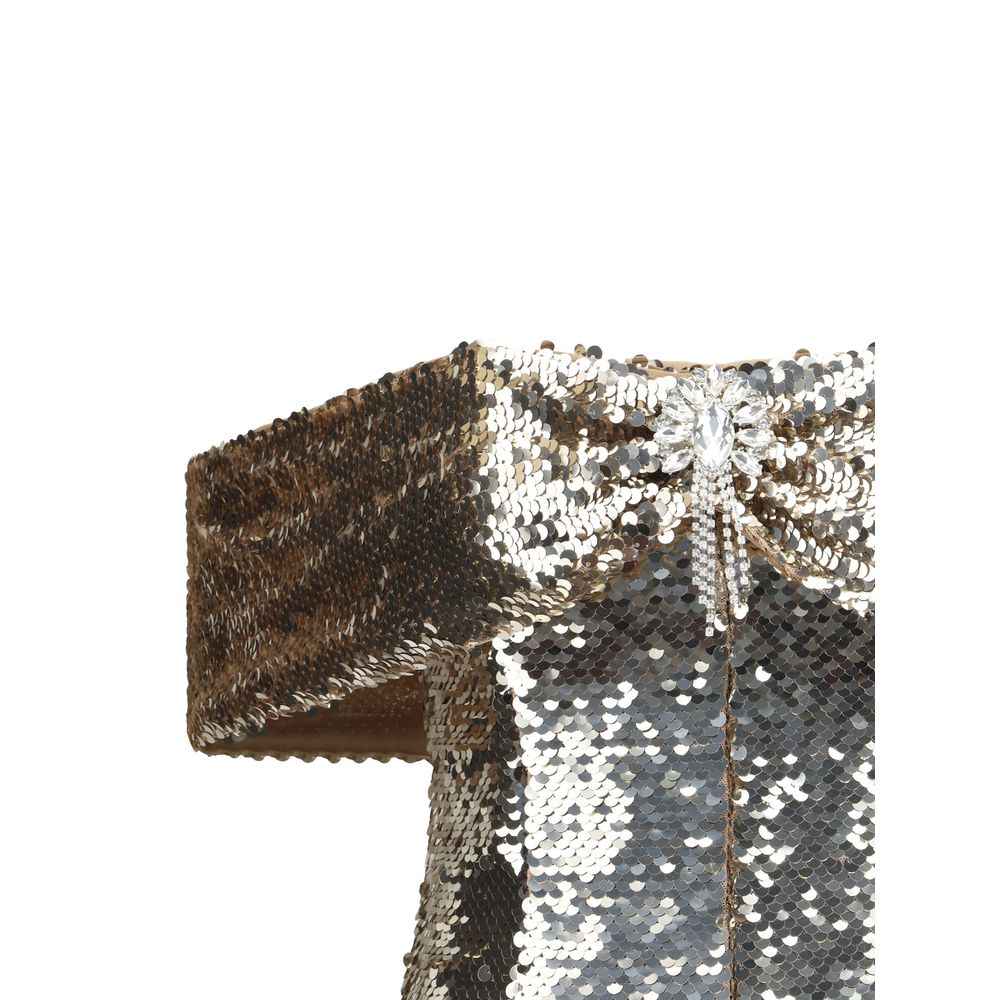 Self-Portrait Off-shoulder mini Dress