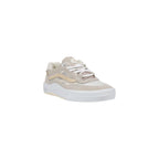 Vans Beige Suede Leather Athletic Sneakers