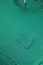 Dolce & Gabbana Green Logo Crew Neck Short Sleeves T-shirt