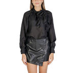Jacqueline De Yong Black Polyester Blouse