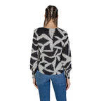 Jacqueline De Yong Black Recycled Polyester Blouse