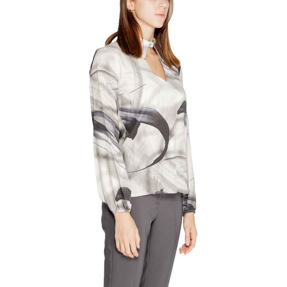 Rinascimento Gray Viscose Blouse