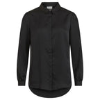 Vila Clothes Black Polyester Blouse