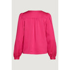 Vila Clothes Pink Polyester Blouse