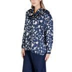 ICHI Blue Polyester Blouse