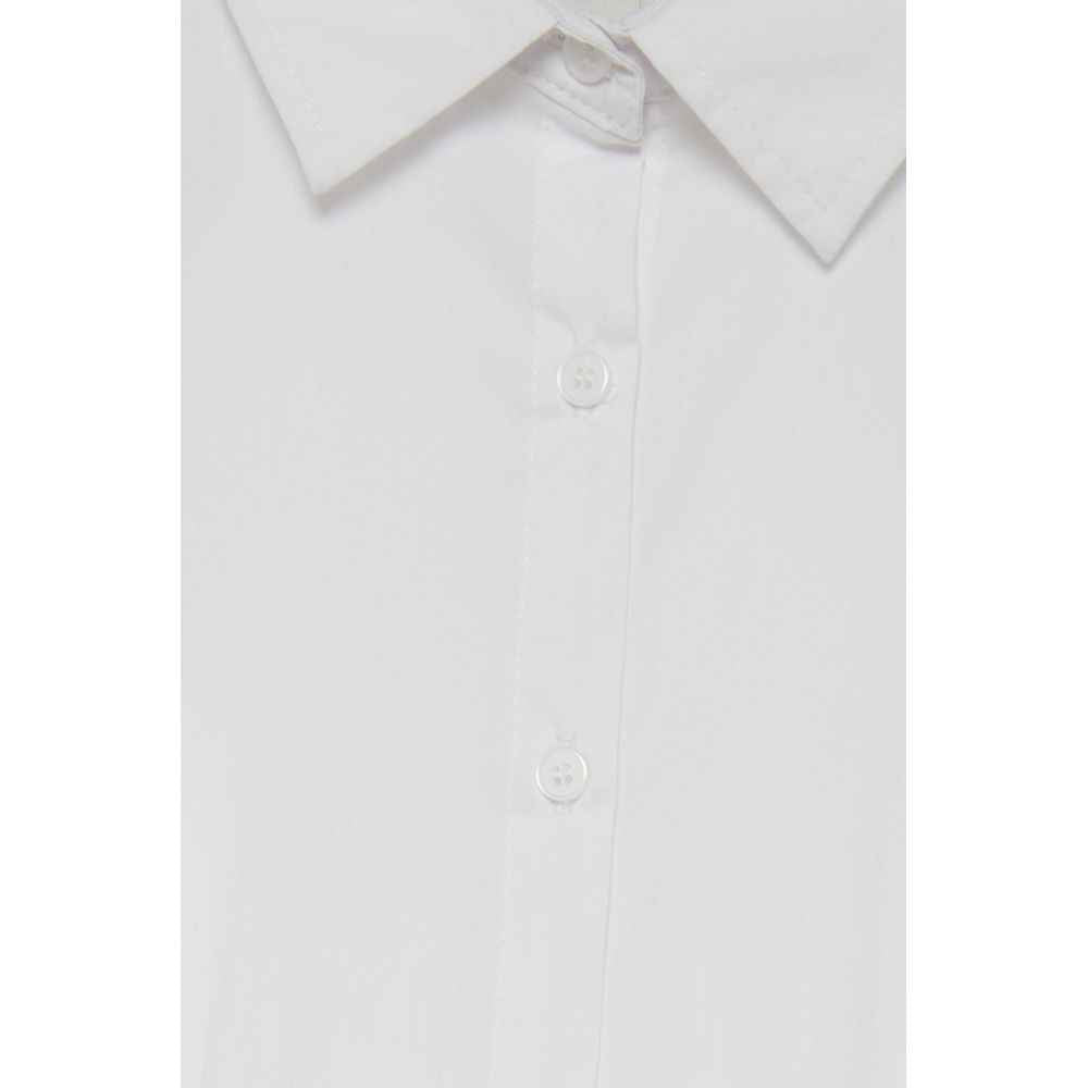 ICHI White Cotton Shirt