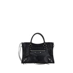 Balenciaga Black Lamb Ovis Aries Aries Shoulder Bag