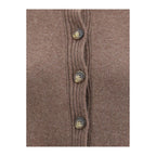 Loulou De Saison Brown Cashmere Cardigan