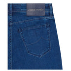 Jacob Cohen Blue Cotton Men's Jeans