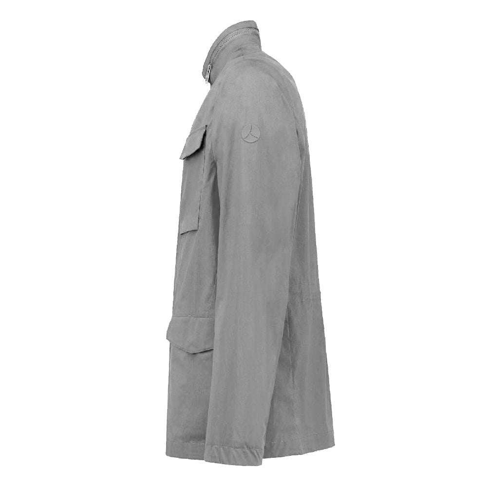 People Of Shibuya Gray Cotton Men Jacket