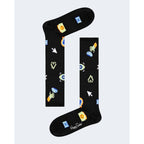Happy Socks Black Cotton Socks