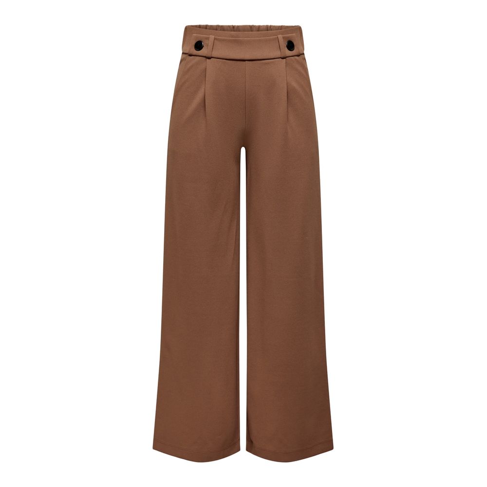 Jacqueline De Yong Brown Polyester Pant