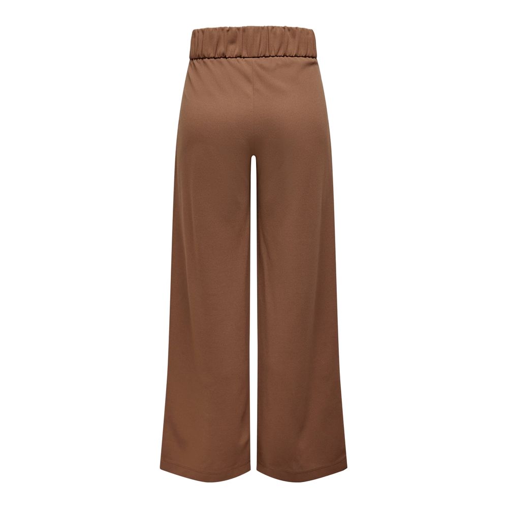 Jacqueline De Yong Brown Polyester Pant