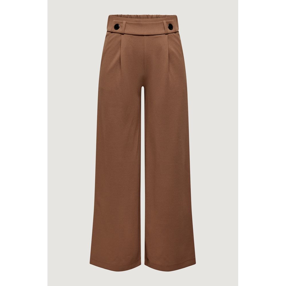 Jacqueline De Yong Brown Polyester Pant