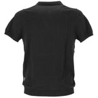 People Of Shibuya Black Cotton Polo Shirt