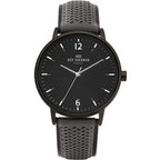 Ben Sherman Black Leather Dress Watch
