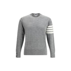 Thom Browne Gray Fleece Wool Sweatshirt