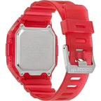 Adidas Red Resin Digital Watch