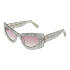 GCDS Silver Acetate Sunglasses