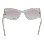GCDS Silver Acetate Sunglasses