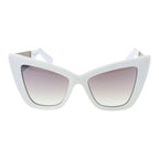 GCDS White Acetate Sunglasses