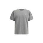 Saint Laurent Grey Cotton Oversized T-shirt