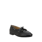 Bally Black Calf Leather Bos Taurus Slip-On Loafers